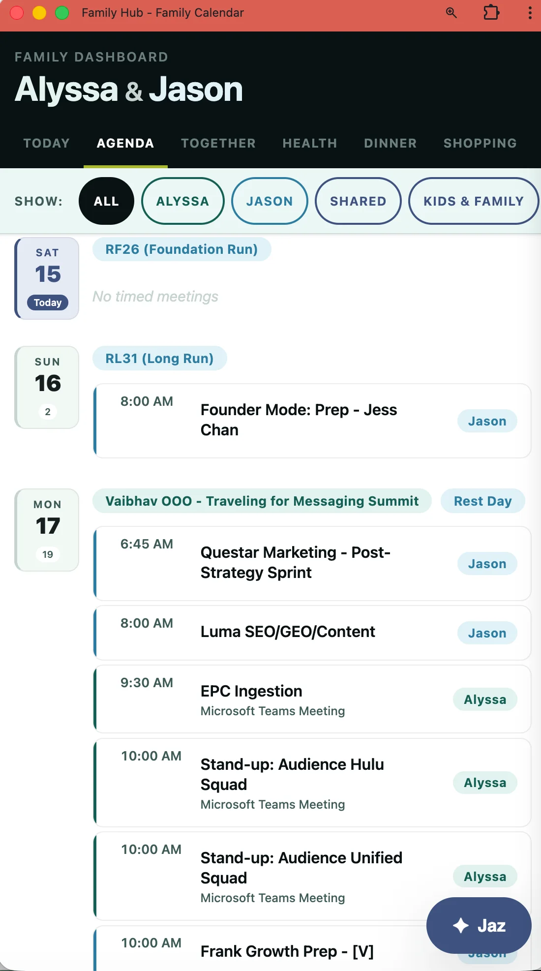 family dashboard image 1